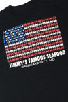 Jimmy's Famous Seafood American Flag T-Shirt