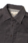 Charcoal Corduroy Button Down Shirt