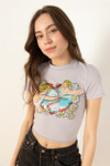 Gray Cherub Tee