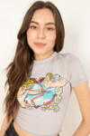 Gray Cherub Tee