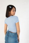 Whisper Blue Crop T-Shirt