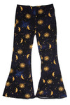 Extended Sizes Celestial Print Bell Bottoms