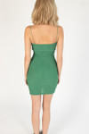 Green Bubble Knit Cami Dress