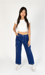 Royal Blue Cargo Skater Jeans