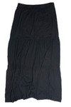 Black Brushed Maxi Skirt