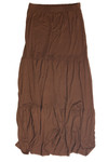 Chocolate Brushed Maxi Skirt