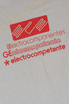 Vintage "Electrocomponentes" Logo Single Stitch T-Shirt