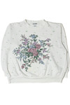 Vintage Floral Polka Dot Alfred Dunner Sweatshirt