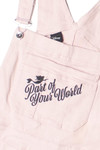 Pastel Pink The Little Mermaid Disney Overall Shorts