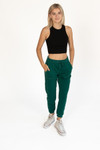 Botanical Green Carpenter Joggers