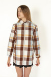 Plaid Zip Shacket