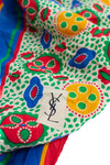 Vintage YSL Paisley Square Scarf