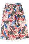 Vintage Red White & Blue Maxi Skirt