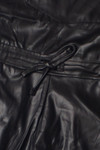 Pleather Jogger Overalls