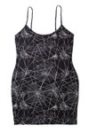 Extended Sizes Spiderweb Mini Dress