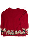 Vintage Red Christmas Cardigan 59567