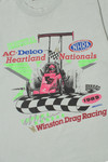 Vintage 1989 Inaugural NHRA Winston Drag Racing Nationals T-Shirt