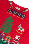 Vintage Red Ugly Christmas Sweater 59579