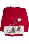 Vintage Red Ugly Christmas Sweater 59585