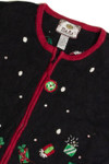 Vintage Black Ugly Christmas Cardigan 59600