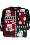 Vintage Cats Ugly Christmas Sweater 59603