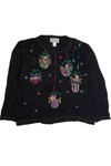 Vintage Black Ugly Christmas Sweater 59611