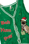 "Bah Hum Pug" Ugly Christmas Sweater Vest 61313