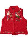 Red Ugly Christmas Sweater Vest 61315