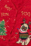 "Bah Hum Pug" Ugly Christmas Sweater Vest 61330
