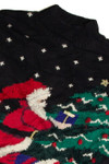 Vintage Black Hand-Knit Ugly Christmas Sweater 59652