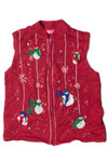 Happy Snowmen Ugly Christmas Sweater Vest 60819