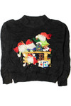 Santa's Workshop Elves Ugly Christmas Sweater 61336