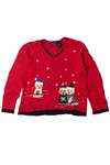 Puppy Christmas Ugly Christmas Sweater 60832