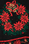 Shimmery Poinsettia Wreath Ugly Christmas Sweater 61343