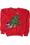 Bedazzled Christmas Tree Ugly Christmas Pullover 61344