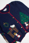 Sweater Loft Ugly Christmas Cardigan 62119