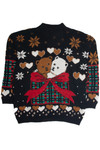 Vintage Black Ugly Christmas Sweater 59706