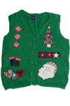 Vintage Green Ugly Christmas Vest 59572