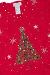 Beaded Christmas Tree Ugly Christmas Pullover 61377