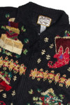 Vintage Black Ugly Christmas Cardigan 59804