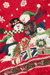 Happy Snowmen Ugly Christmas Pullover 61413