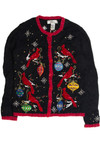 Vintage Black Ugly Christmas Cardigan 59858