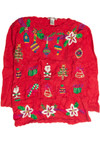 Vintage Red Ugly Christmas Sweater 59882