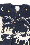 Wintery Scenic Ugly Christmas Cardigan 61434