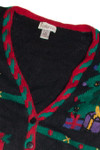 Vintage Black Ugly Christmas Cardigan 59914