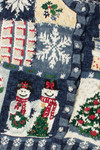 Snowy Holiday Elements Ugly Christmas Cardigan 61453