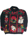 Vintage Black Ugly Christmas Sweater 59923