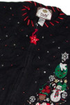 Vintage Black Ugly Christmas Cardigan 59948