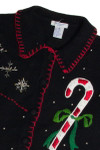 Vintage Black Ugly Christmas Cardigan 59950