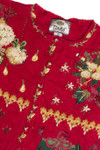 Vintage Red Ugly Christmas Cardigan 59967